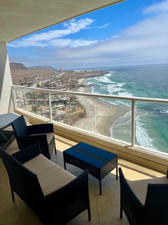 Beachfront 4 Bedroom Penthouse - Pool Steps To Beach & Mins To Downtown Rosarito Buitenkant foto